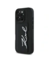 Kup Karl Lagerfeld HC Geprägtes PU Kartenfach Metall-Signatur Apple iPhone 16 Pro schwarz - KLD21896 - {ean13} - Sklep Home Screen