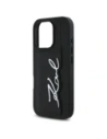 Kup Etui Karl Lagerfeld HC Grained PU Cardslot Metal Signature do Apple iPhone 16 Pro czarny - KLD21896 - {ean13} - Sklep Home Screen