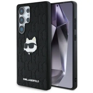 Kup Etui Karl Lagerfeld Leather Monogram Pin Logo Choupette Head do Samsung Galaxy S25 Ultra czarny - KLD21898 - {ean13} - Sklep Home Screen