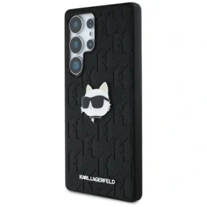Buy Karl Lagerfeld Leather Monogram Pin Logo Choupette Head Samsung Galaxy S25 Ultra black - KLD21898 - {ean13} - Home Screen Store Europe