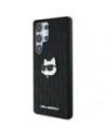 Kup Karl Lagerfeld Leder Monogram Pin Logo Choupette Kopf Samsung Galaxy S25 Ultra schwarz - KLD21898 - {ean13} - Sklep Home Screen