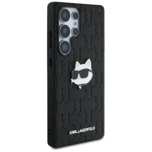 Buy Karl Lagerfeld Leather Monogram Pin Logo Choupette Head Samsung Galaxy S25 Ultra black - KLD21898 - {ean13} - Home Screen Store Europe
