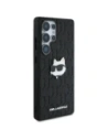Kup Karl Lagerfeld Leder Monogram Pin Logo Choupette Kopf Samsung Galaxy S25 Ultra schwarz - KLD21898 - {ean13} - Sklep Home Screen