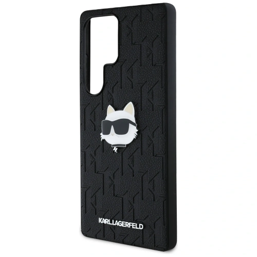 Kup Etui Karl Lagerfeld Leather Monogram Pin Logo Choupette Head do Samsung Galaxy S25 Ultra černý - KLD21898 - {ean13} - Sklep Home Screen