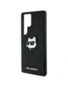 Kup Karl Lagerfeld Leder Monogram Pin Logo Choupette Kopf Samsung Galaxy S25 Ultra schwarz - KLD21898 - {ean13} - Sklep Home Screen