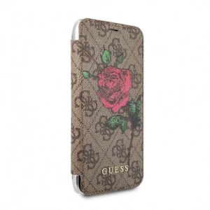 Kup Guess Apple Tasche GUFLBKPX4GROB iPhone X/XS braun/braun Buch 4G Flower Desire - GUE461BR - {ean13} - Sklep Home Screen