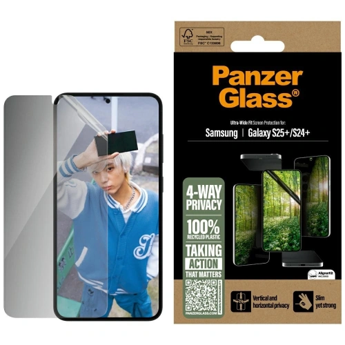 Buy PanzerGlass Eco Matrix Ultra-Wide Fit Samsung Galaxy S25+ Plus - PZG826 - {ean13} - Home Screen Store Europe