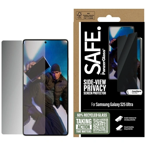 Buy SAFE by PanzerGlass Ultra-Wide Fit Samsung Galaxy S25 Ultra - PZG828 - {ean13} - Home Screen Store Europe