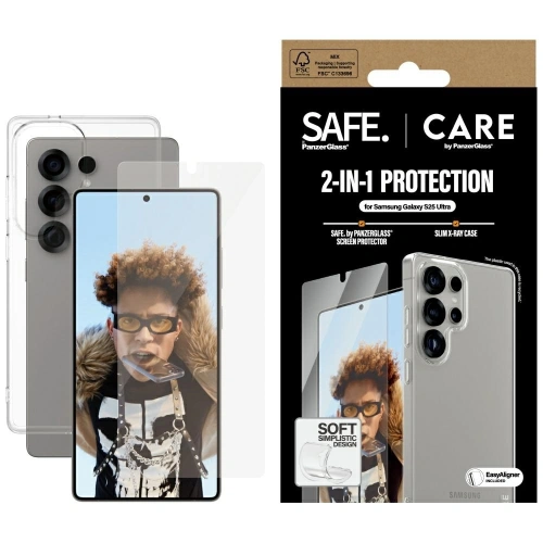 Kup CARE von PanzerGlass Fashion 2-in-1 Hülle + Displayschutzglas-Kit Samsung Galaxy S25 Ultra - PZG831 - {ean13} - Sklep Home Screen