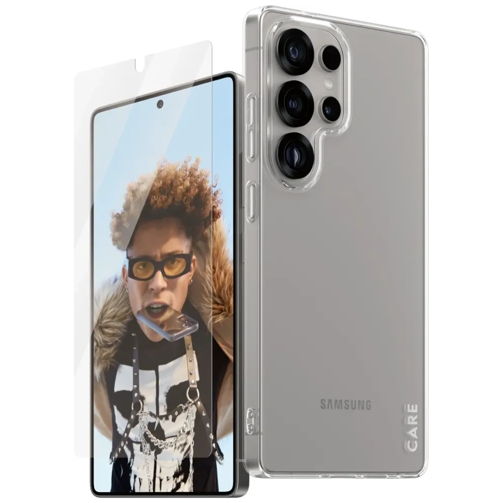 Zestaw ochronny 2w1 etui + szkło na ekran CARE by PanzerGlass Fashion 2w1 Samsung Galaxy S25 Ultra