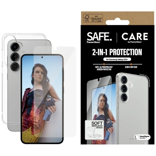 Kup CARE de PanzerGlass Husa Fashion 2 în 1 + kit de sticlă pentru ecran Samsung Galaxy S25+ Plus - PZG832 - {ean13} - Sklep Home Screen