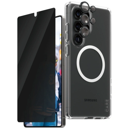 Kup CARE de PanzerGlass Carcasă Flagship 3 în 1 + sticlă de protecție pentru ecran + kit de sticlă pentru cameră Samsung Galaxy S25 Ultra - PZG834 - {ean13} - Sklep Home Screen