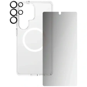 Kup Zestaw ochronny 3w1 etui + szkło prywatyzujące na ekran + szkło na aparat CARE by PanzerGlass Flagship Samsung Galaxy S25 Ultra - PZG834 - {ean13} - Sklep Home Screen