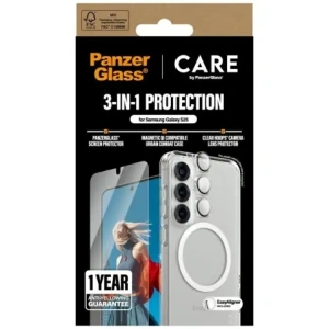 Buy CARE by PanzerGlass Flagship 3-in-1 case + screen glass + camera glass kit Samsung Galaxy S25 - PZG836 - {ean13} - Home Screen Store Europe
