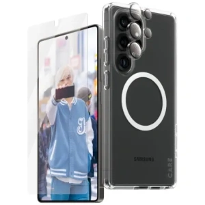 Buy CARE by PanzerGlass Flagship 3-in-1 case + screen glass + camera glass kit Samsung Galaxy S25 Ultra - PZG837 - {ean13} - Home Screen Store Europe