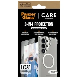 Buy CARE by PanzerGlass Flagship 3-in-1 case + screen glass + camera glass kit Samsung Galaxy S25 Ultra - PZG837 - {ean13} - Home Screen Store Europe