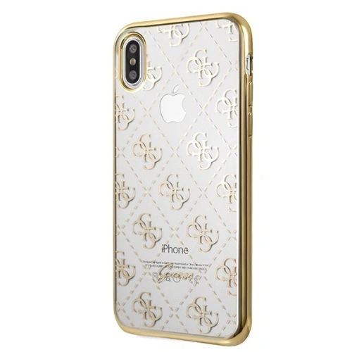 Kup Etui Guess GUHCI65TR4GG Apple iPhone XS Max arany 4G Átlátszó - GUE464GLD - {ean13} - Sklep Home Screen