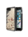 Guess Apple Case GUHCI8GLHREGO iPhone SE 2022/SE 2020/8/7 gold/gold hartes Case Liquid Glitter Hearts