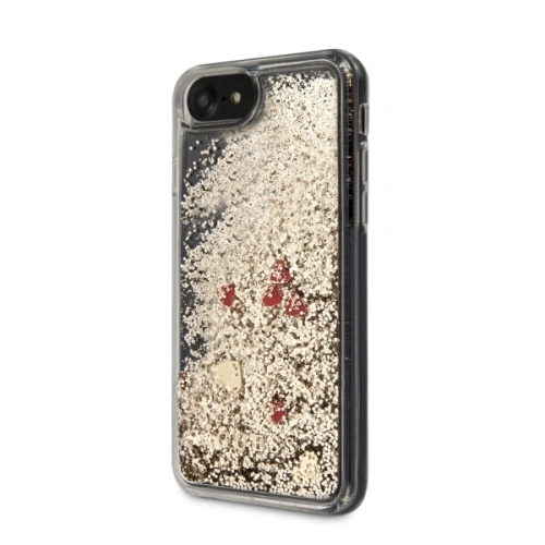 Kup Guess Apple Case GUHCI8GLHREGO iPhone SE 2022/SE 2020/8/7 gold/gold hartes Case Liquid Glitter Hearts - GUE465GLD - {ean13} - Sklep Home Screen