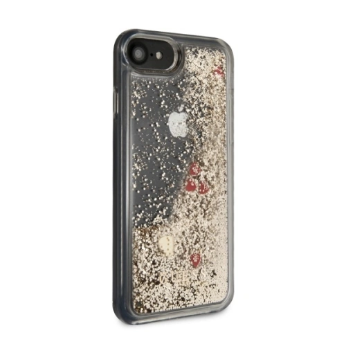 Kup Guess Apple Case GUHCI8GLHREGO iPhone SE 2022/SE 2020/8/7 gold/gold hartes Case Liquid Glitter Hearts - GUE465GLD - {ean13} - Sklep Home Screen