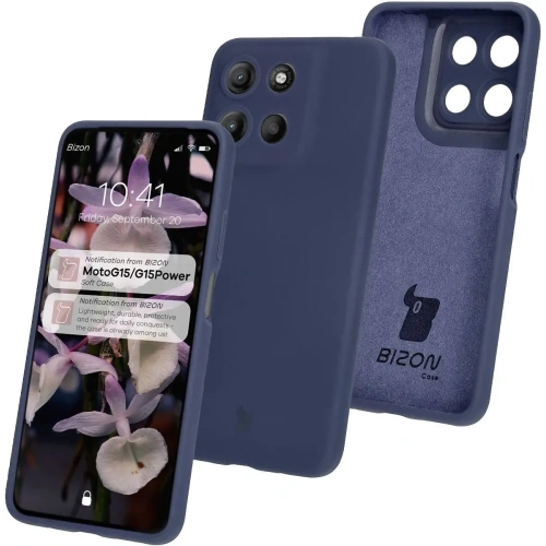 Kup Bizon Soft Case Motorola Moto G15 / G15 Power sötétkék - BIZ8433 - {ean13} - Sklep Home Screen