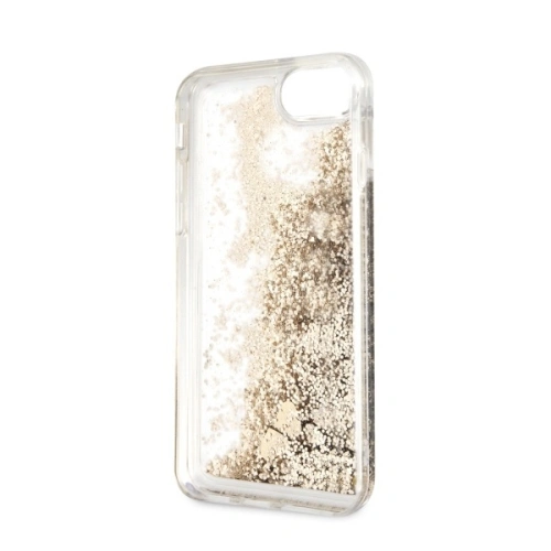 Kup Guess Apple Case GUHCI8GLHREGO iPhone SE 2022/SE 2020/8/7 gold/gold hartes Case Liquid Glitter Hearts - GUE465GLD - {ean13} - Sklep Home Screen
