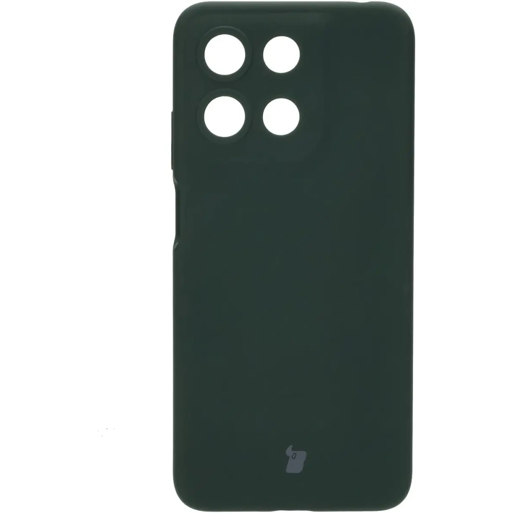Silikonowe etui Bizon Soft Case do Motorola Moto G15 / G15 Power ciemnozielone