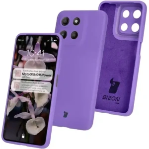 Kup Bizon Soft Case Motorola Moto G15 / G15 Power lila - BIZ8436 - {ean13} - Sklep Home Screen