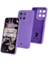 Silikonové pouzdro Bizon Soft Case pro Motorola Moto G15 / G15 Power fialové