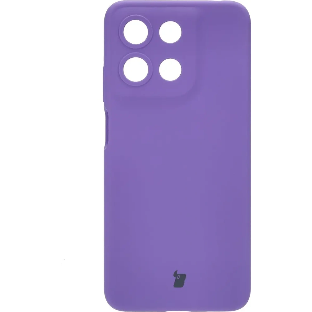 Silikonowe etui Bizon Soft Case do Motorola Moto G15 / G15 Power fioletowe