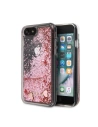 Guess Apple Tasche GUHCI8GLHRERG iPhone SE 2022/SE 2020/8/7 rosa/rosa Hartschale Liquid Glitter Hearts