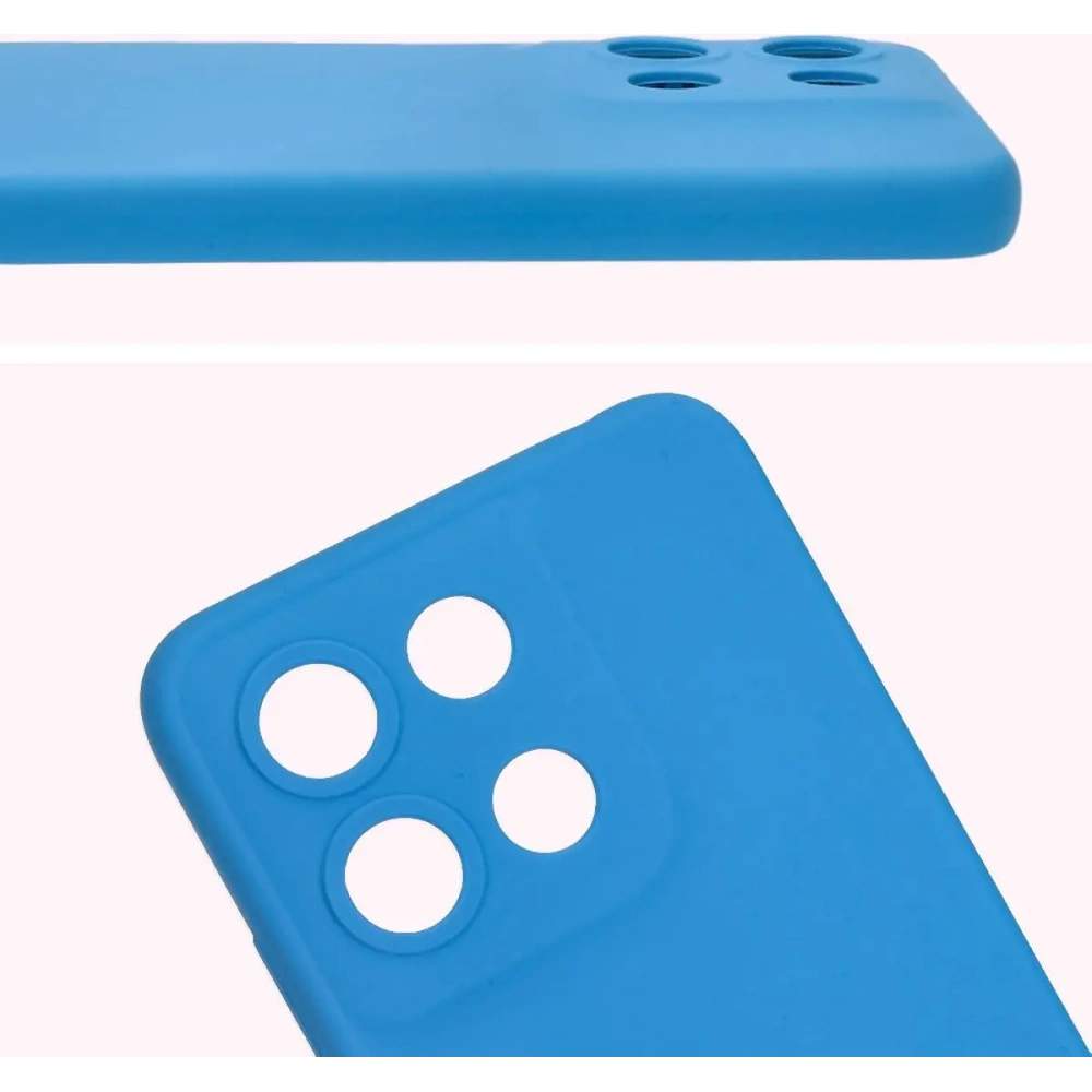 Silikonowe etui Bizon Soft Case do Motorola Moto G15 / G15 Power niebieskie