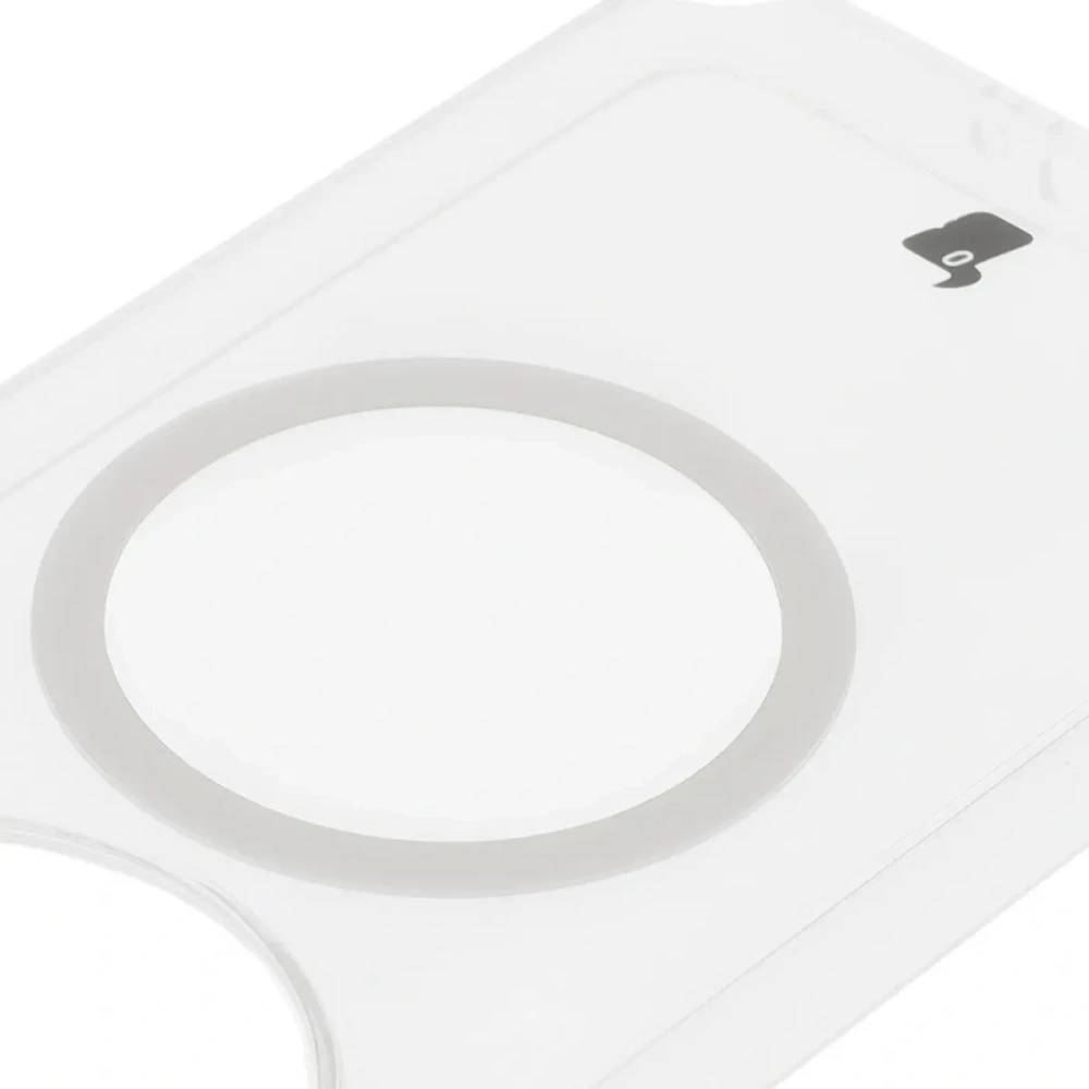 Etui z pierścieniem magnetycznym Bizon Case CrystalO do OnePlus 13R przezroczyste