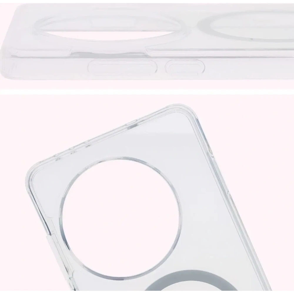 Etui z pierścieniem magnetycznym Bizon Case CrystalO do OnePlus 13R przezroczyste