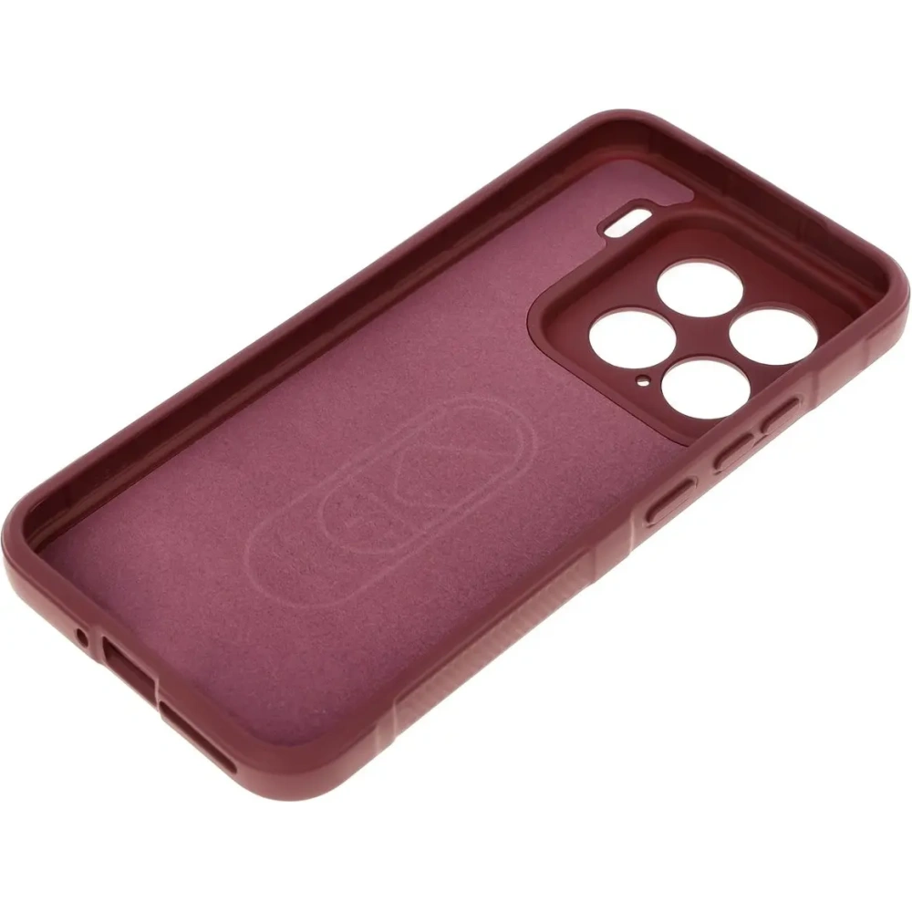 Pancerne etui Bizon Case Tur do Xiaomi 15 ciemnofioletowe