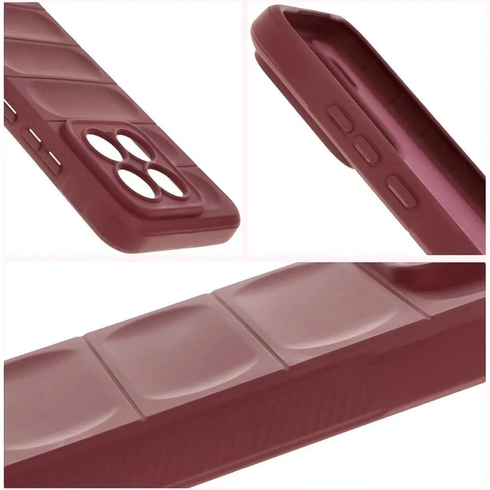 Pancerne etui Bizon Case Tur do Xiaomi 15 ciemnofioletowe