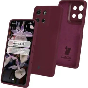 Kup Silikonové pouzdro Bizon Soft Case pro Motorola Moto G75 5G tmavě fialové - BIZ8441 - {ean13} - Sklep Home Screen