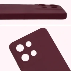 Kup Silikonowe etui Bizon Soft Case do Motorola Moto G75 5G ciemnofioletowe - BIZ8441 - {ean13} - Sklep Home Screen