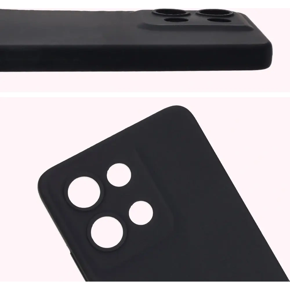 Silikonowe etui Bizon Soft Case do Motorola Moto G75 5G czarne