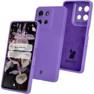 Kup Silikonowe etui Bizon Soft Case do Motorola Moto G75 5G fioletowe - BIZ8445 - {ean13} - Sklep Home Screen