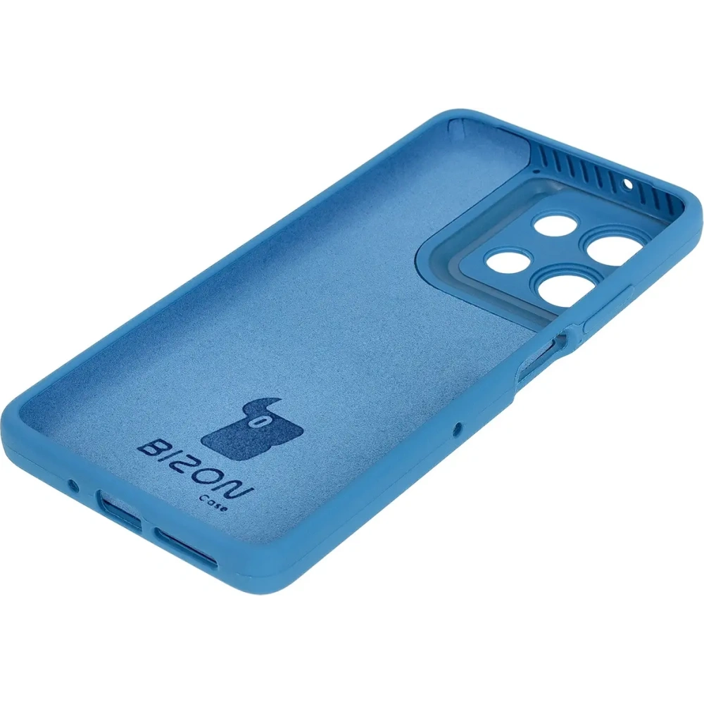 Silikonowe etui Bizon Soft Case do Motorola Moto G75 5G niebieskie
