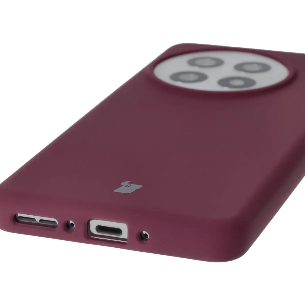 Silikonowe etui Bizon Soft Case do OnePlus 13 ciemnofioletowe