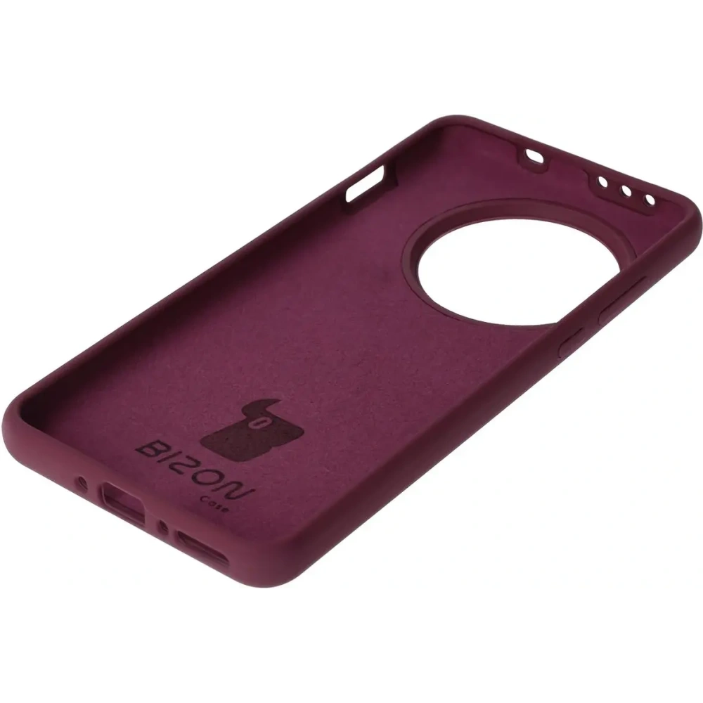 Silikonowe etui Bizon Soft Case do OnePlus 13 ciemnofioletowe