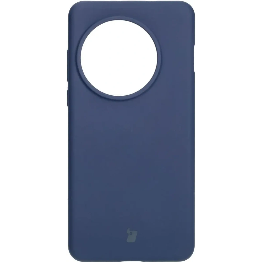Silikonowe etui Bizon Soft Case do OnePlus 13 ciemnoniebieskie