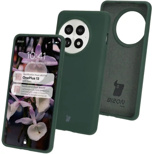 Kup Bizon Soft Case OnePlus 13 verde închis - BIZ8449 - {ean13} - Sklep Home Screen