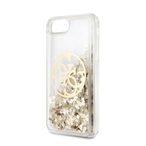 Kup Guess Apple Case GUHCI8LGGITDGO iPhone SE 2022/SE 2020/8/7 gold/gold hartes Case Circle Liquid Glitter - GUE467GLD - {ean13} - Sklep Home Screen