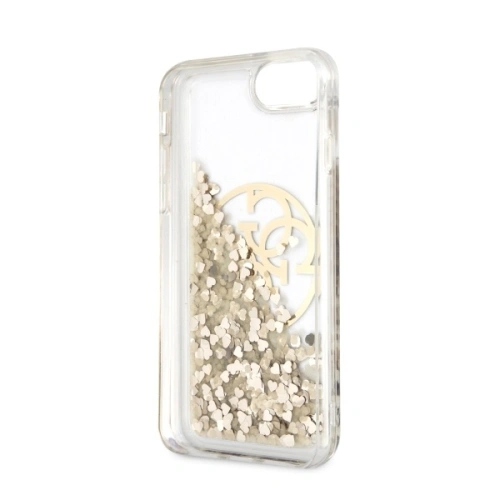 Buy Guess GUHCI8LGGITDGO Apple iPhone SE 2022/SE 2020/8/7 gold hard case Circle Liquid Glitter - GUE467GLD - {ean13} - Home Screen Store Europe