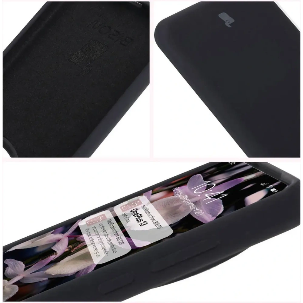 Silikonowe etui Bizon Soft Case do OnePlus 13 czarne