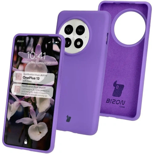Kup Silikonowe etui Bizon Soft Case do OnePlus 13 fioletowe - BIZ8451 - {ean13} - Sklep Home Screen