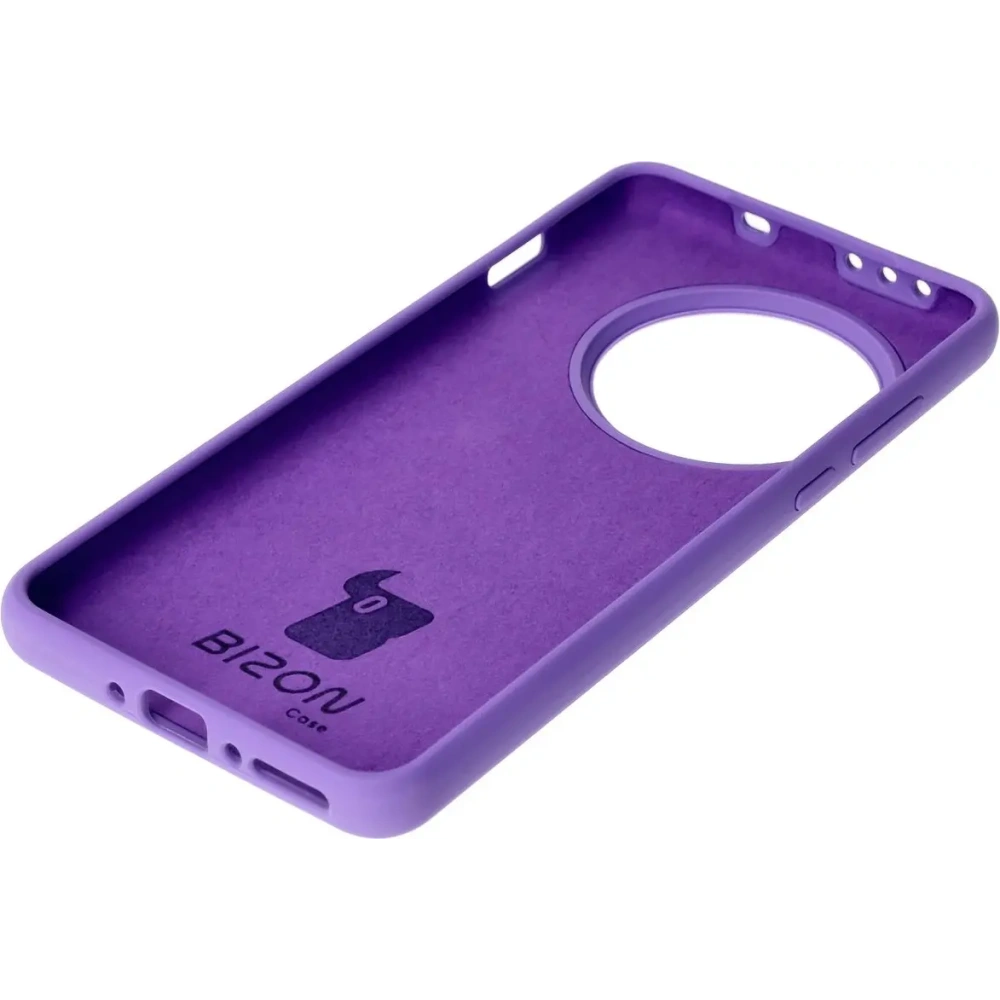 Silikonowe etui Bizon Soft Case do OnePlus 13 fioletowe